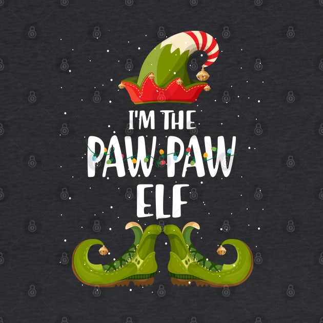 Im The Paw Paw Elf Shirt Matching Christmas Family Gift by intelus